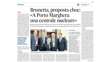 CENTRALE NUCLEARE A MARGHERA. LA PROPOSTA DI BRUNETTA