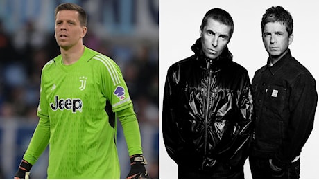 Szczęsny e gli Oasis: dai figli con il nome dei Gallagher al suo ritiro nel giorno della reunion