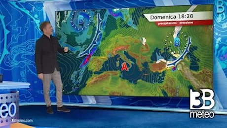 Previsioni meteo video di domenica 24 novembre sull'Italia