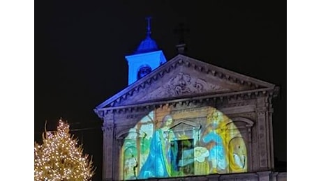 Saronno, videomapping sulla facciata della Prepositurale: il Comune presenta l’evento del weekend