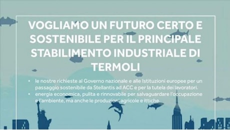 «Vogliamo un futuro certo e sostenibile per il principale stabilimento di Termoli»