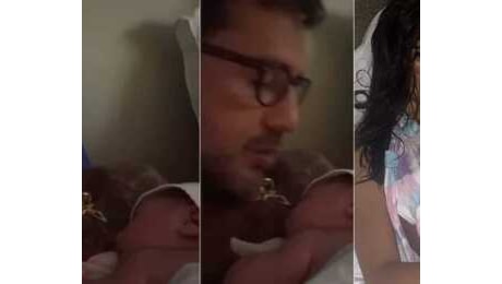 Fabrizio Corona è diventato papà, nato il secondo figlio: il video dall'ospedale