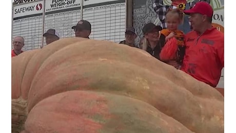 Halloween, è del Minnesota la zucca più grande del mondo. VIDEO