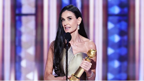 La rivincita di Demi Moore ai Golden Globe 2025: «Puoi arrivare a riconoscere il tuo valore solo se smetti di misurarlo»