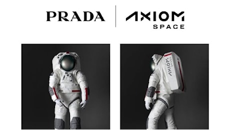 Prada e Axiom Space: svelata la nuova tuta spaziale AxEMU