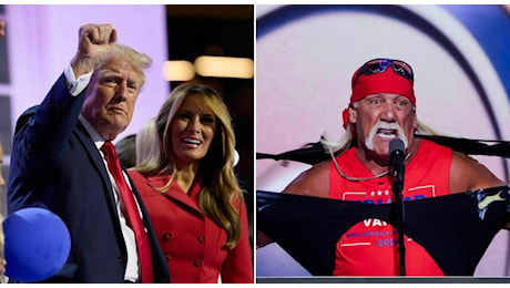 Hulk Hogan eroe e il pompiere martire, tutti i simboli del discorso di Trump: dal «Nessun dorma» all'invito a «combattere»