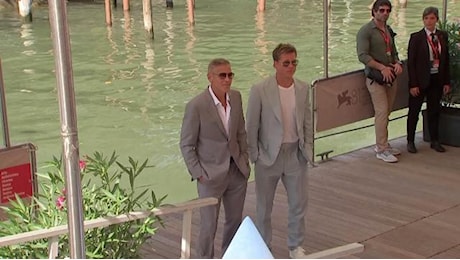 Festival del cinema di Venezia: Brad Pitt e George Clooney arrivano assieme al lido