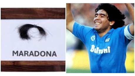 'Maradona - mania', a quattro anni dalla scomparsa una sua ciocca di capelli all'asta per 50mila euro