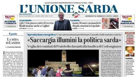 L'Unione Sarda in prima pagina sul successo contro il Verona: Cagliari, Piccoli e Felici