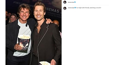 Top Gun: Maverick, Tom Cruise e Glen Powell riuniti a Londra per Twisters