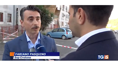 PASQUINO (SAP CROTONE) AL TG5: SOLIDARIETÀ E VICINANZA AL COLLEGA VITTIMA DI AGGRESSIONE VIOLENTA