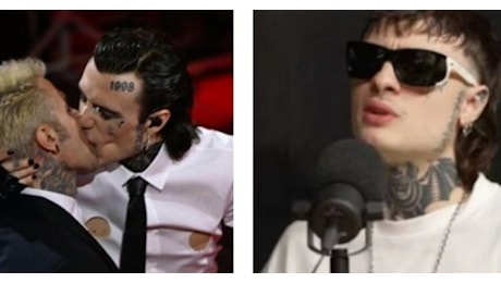 “Il bacio con Fedez a Sanremo? Studiato a tavolino ma Chiara Ferragni non sapeva nulla. Nella mia vita non esiste la monogamia”: Rosa Chemical ospite di Mondo Cash