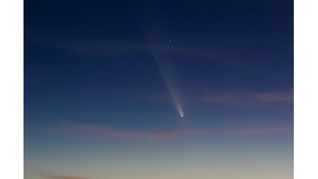 La cometa C/2023 incanta i cieli di Civitavecchia