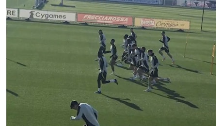 Allenamento Juve pre Aston Villa LIVE: la rifinitura dei bianconeri alla Continassa alla vigilia di Champions – FOTO e VIDEO