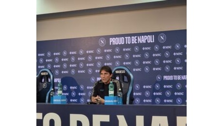 Antonio Conte prima di Napoli - Atalanta: 'NOI tutti, nel nostro ambiente di Napoli, di restare uniti'