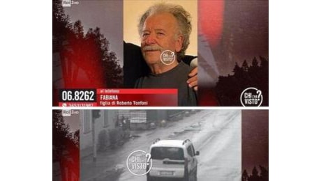 Ritrovata a Pariana l'auto di Roberto Tonfoni, l'82enne scomparso da Buggiano