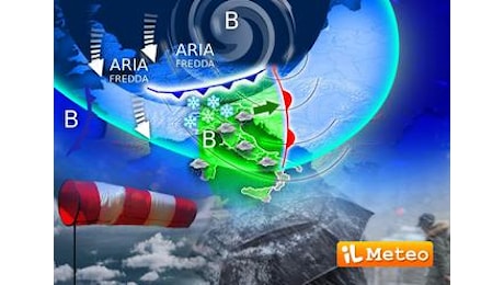 Arriva l’inverno con piogge, vento e neve: cambia tutto da mercoledì