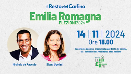 Diretta dibattito elezioni regionali in Emilia Romagna: de Pascale e Ugolini all’ultimo voto