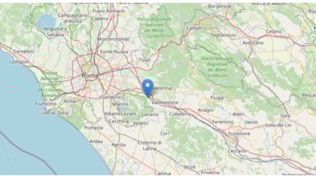 Terremoto Roma di 2.9, epicentro a San Cesareo. «Sentito benissimo ai Casteleli, ci ha svegliato»