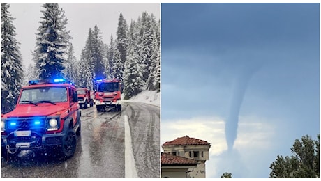 Maltempo, sciabolata artica sull'Italia: escursionisti presi alla sprovvista dalla neve. Vento forte a Milano, nuovo nubifragio su Roma