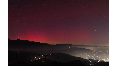 In Piemonte torna l’Aurora Boreale, ecco le foto