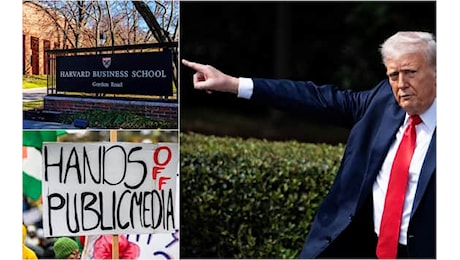 Usa, Trump congela fondi ad Harvard. Minaccia tagli anche a tv pubbliche, Onu, Nato