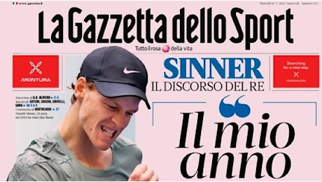 Vittoria su Israele, La Gazzetta dello Sport in prima pagina: L'Italia fa il bis