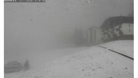 Prima nevicata in montagna, il manto bianco raggiunge anche Mera e Bielmonte