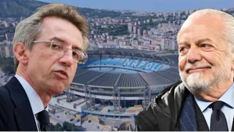 Stadio Maradona, Manfredi: De Laurentiis lo vuole? Il prezzo lo fa l'Agenzia Entrate