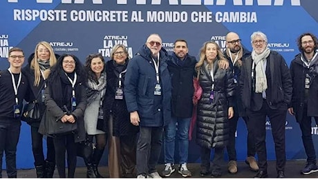 La delegazione di Fratelli d’Italia Siena presente ad Artreju 2024