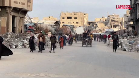 VIDEO Gaza, centinaia di palestinesi sfollati per le operazioni militari israeliane