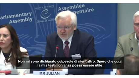 IL VIDEO. Assange: oggi sono libero perché colpevole di aver fatto giornalismo