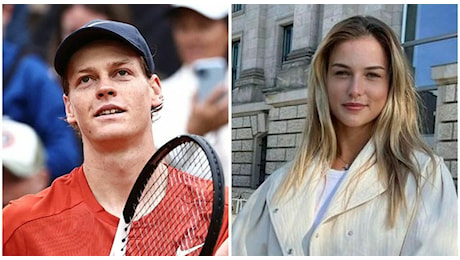 Sinner e Kalinskaya, sorrisi e sguardi complici durante il match della tennista a Wimbledon
