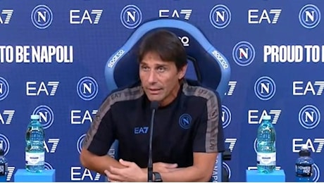 Napoli, Conte: «Andiamo in casa dell'Inter non come sparring partner, vogliamo restare primi»