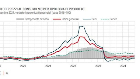 Istat, a dicembre inflazione all'1%: frena il carrello della spesa. Disoccupazione ai minimi storici (5,7%)