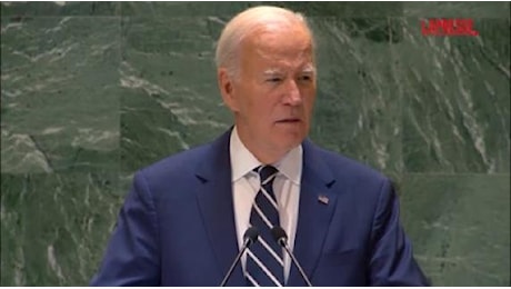 Biden all'Assemblea Generale dell'Onu: «La guerra di Putin è fallita»