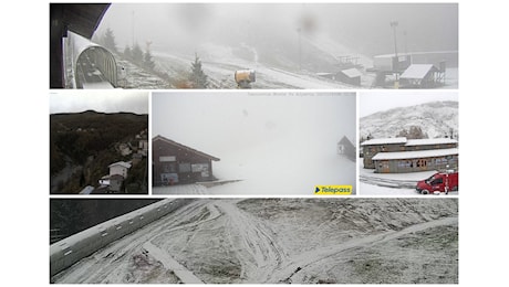 Anche sulla nostra provincia è arrivato il primo freddo: temperature anche sotto lo zero e neve nel basso Piemonte (Foto)