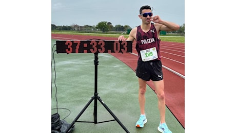 Stano marcia sul primato europeo: 37:33.03