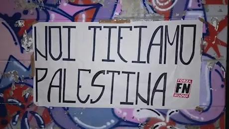 Italia-Israele, Forza Nuova Udine: «Noi tifiamo Palestina»