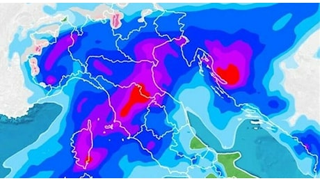 Bombe d'acqua, nubifragi e freddo sul Nordest fino al weekend: le previsioni