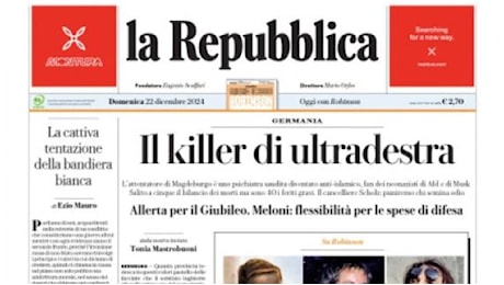 La Repubblica in taglio basso: Sprofondo Toro, i tifosi contro Cairo