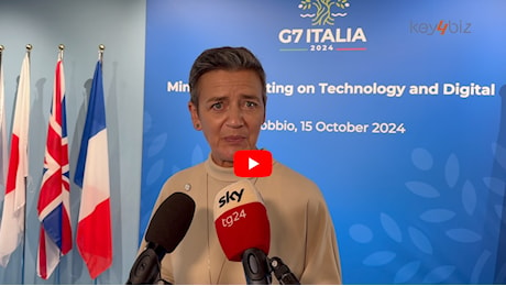 Vestager a Key4biz: “Starlink? “Puntare su tecnologie Ue, come Galileo e Copernicus”