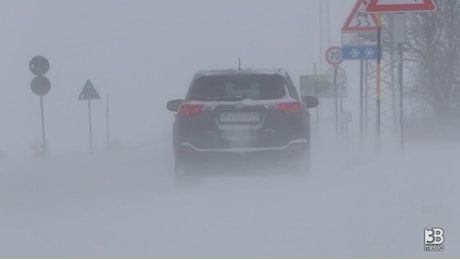 Cronaca meteo diretta - Tempesta di neve in Abruzzo: effetto