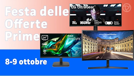 Le migliori offerte Prime Day 2024 sui monitor: quelli da comprare per vederci meglio