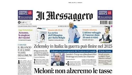 Il Messaggero - La carica dell’Olimpico per l’Italia