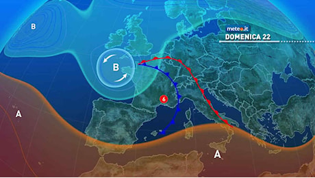 Meteo: domenica 22 nuova perturbazione con piogge intense! Dettagli e tempistiche