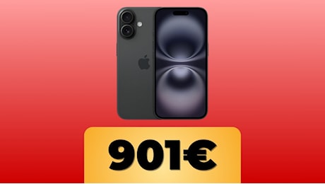 Apple iPhone 16 128 GB in offerta su Amazon per il Black Friday