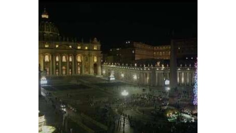 L'albero di Natale di Ledro splende di luce in piazza San Pietro - LE