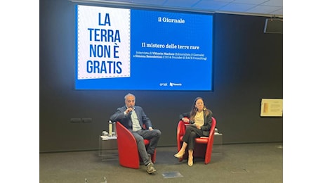 Il mistero delle terre rare: Vittorio Macioce intervista Simona Benedettini