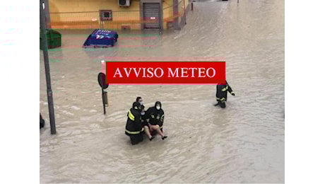 Avviso Meteo: in arrivo violenta ondata di Maltempo con Nubifragi e rischio Alluvioni, zone colpite